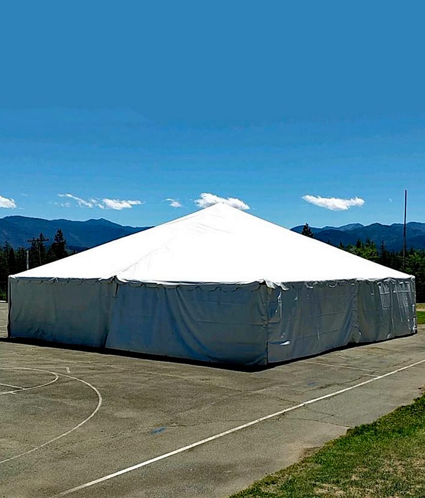 Rentable Sidewall Exterior Tent